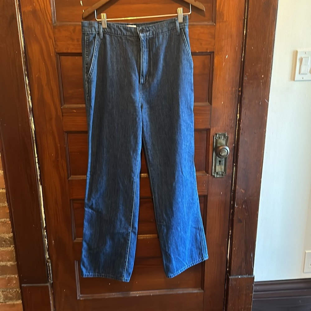Wilfred Dark Indigo Wide-Leg Jeans